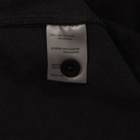 American Threads Men's Mock Neck Long Sleeve Fleece‎ Sweatshirt Dark Gray Size S - Picture 9 of 9